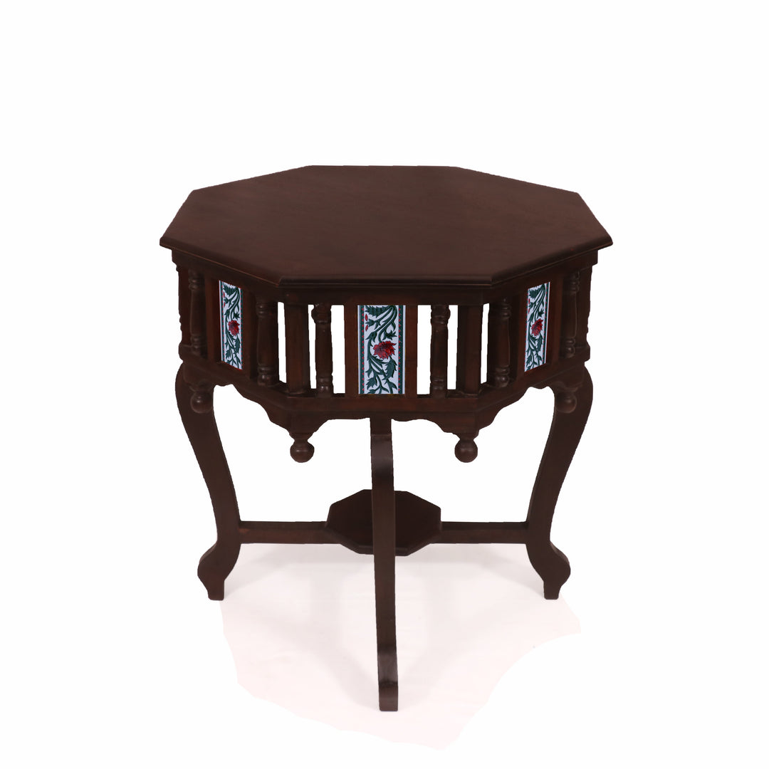 Colonial Style Octagonal Table End Table