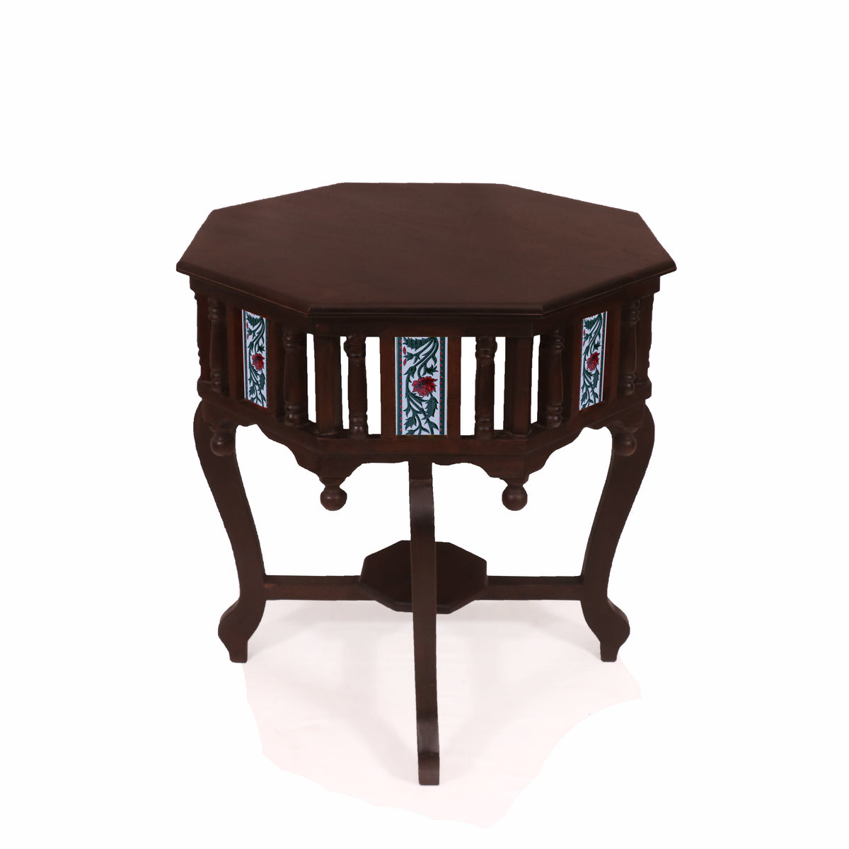 Vera Octagonal Colonial Side Table — view 1