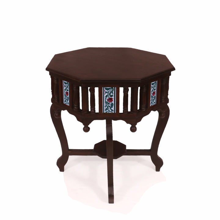 Colonial Style Octagonal Table End Table