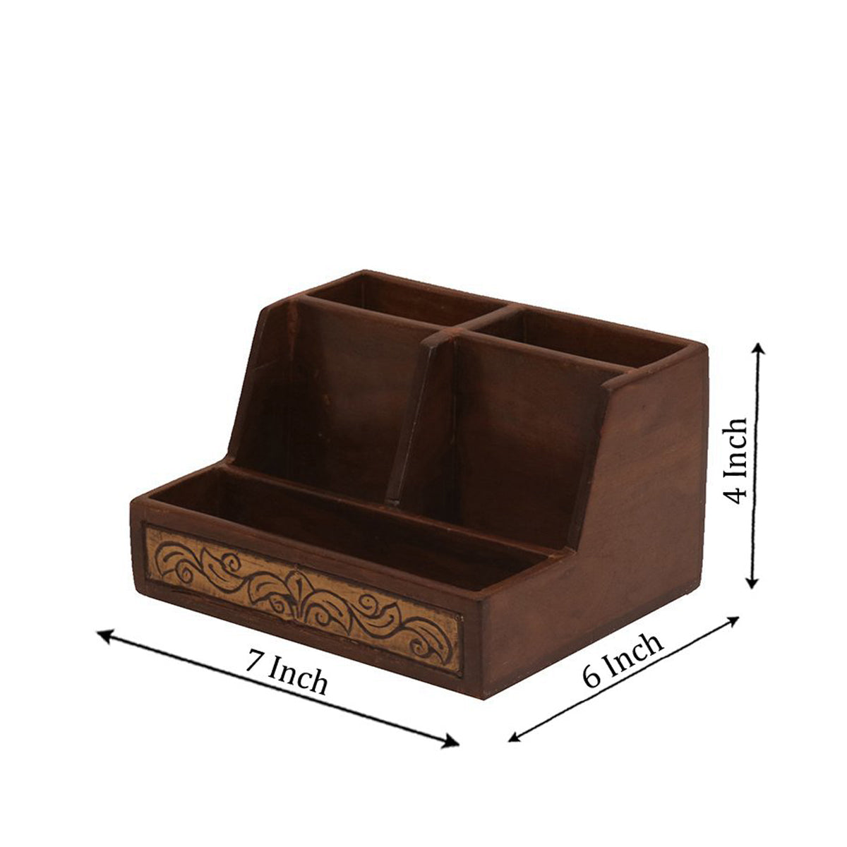 Colin Solid Wood 5 Slot Desk Organizer - product image 3
