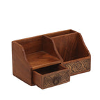 Rufus Solid Wood Drawer Desk Organizer - Dark - product image 4