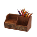 Rufus Solid Wood Drawer Desk Organizer - Dark - product image 1