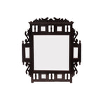 Marielle Carved Rustic Wall Mirror — view 2