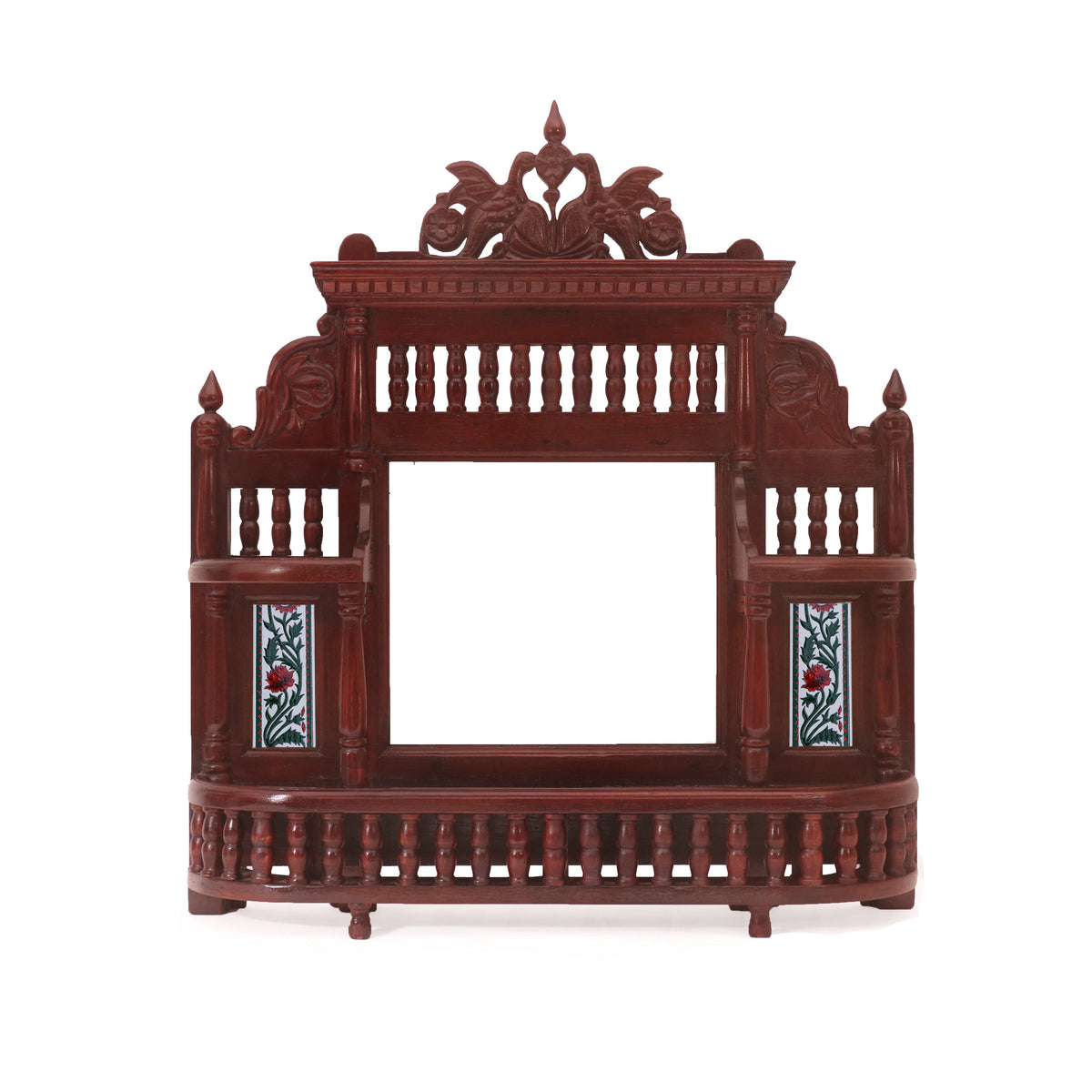 Maia Carved Bird Wall Mirror — view 2