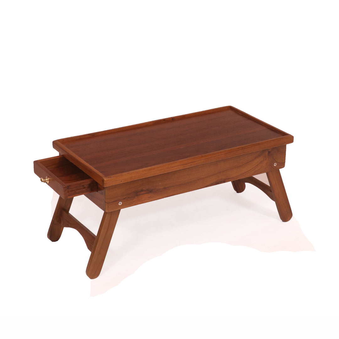 Simple Side Drawer Table Lapdesk