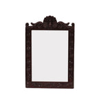 Lucille Carved Peacock Wall Mirror — view 2