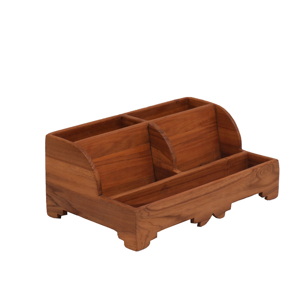 Linnea Solid Wood 5 Slot Pen Holder - product image 1