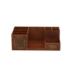Dexter Solid Wood 9 Compartment Desk Organizer - product image 1