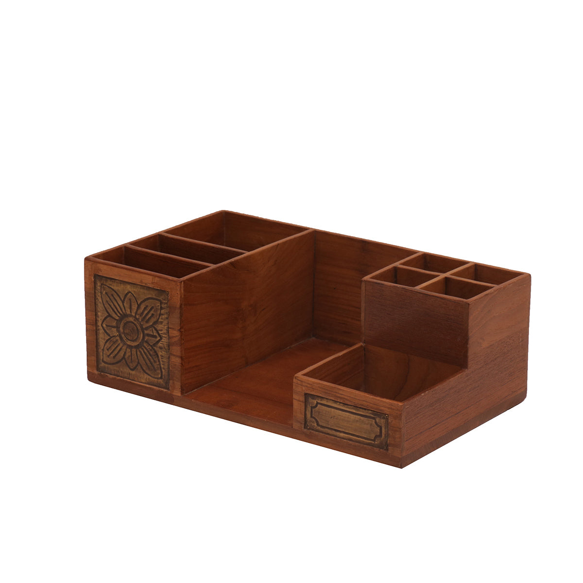 Dexter Solid Wood 9 Compartment Desk Organizer - product image 4