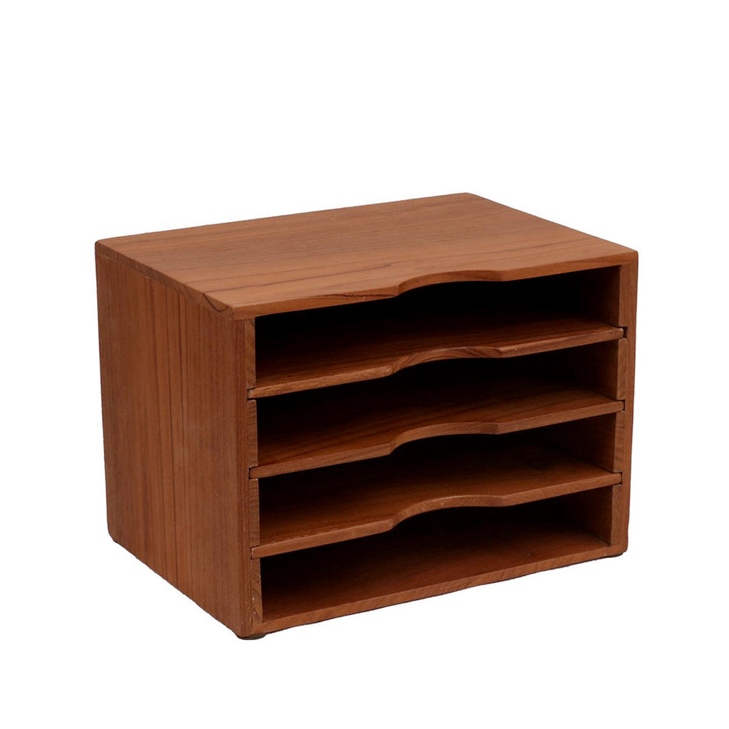 Ledger Solid Wood Horizontal Paper Rack - Natural - product image 5