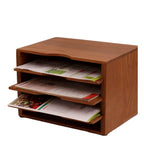 Ledger Solid Wood Horizontal Paper Rack - Natural - product image 1