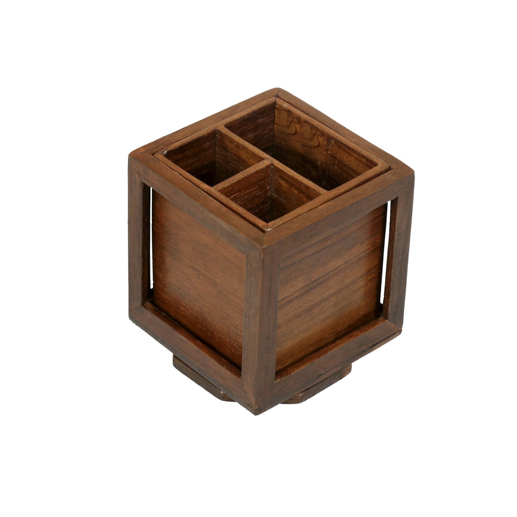 Mica Solid Wood 3 Slot Pencil Organizer - product image 2