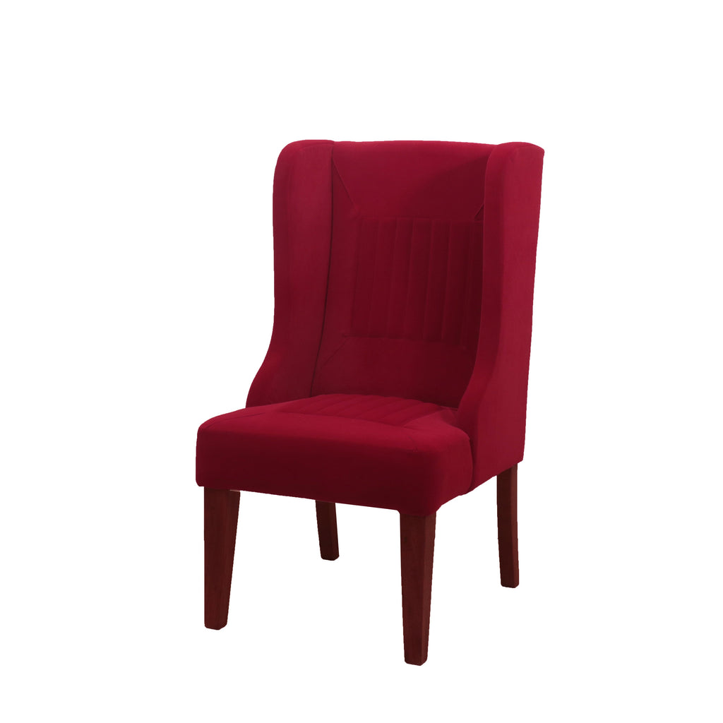 Lucien Red Armchair — view 1