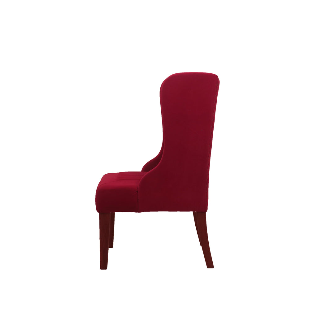 Lucien Red Armchair — view 3