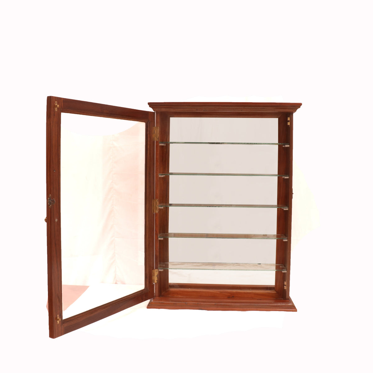 Yara Glass Panel Storage Cabinet — view 1