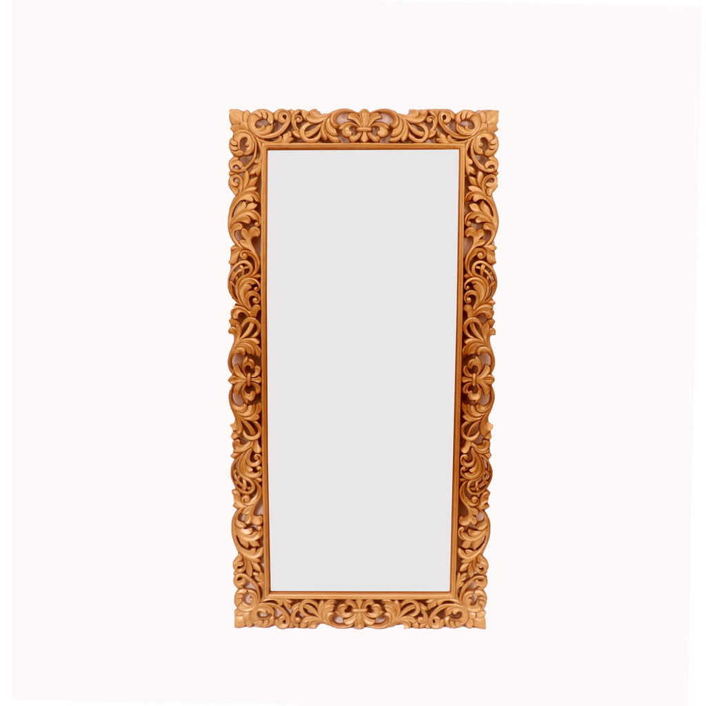 Linnea Leaf Gold Wall Mirror — view 4