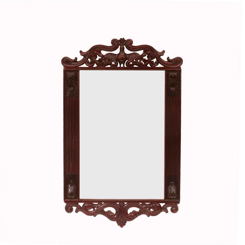 Linden Carved Wall Mirror — view 1
