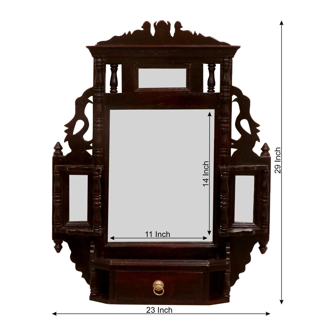 Galina Solid Wood Wall Mirror — view 2