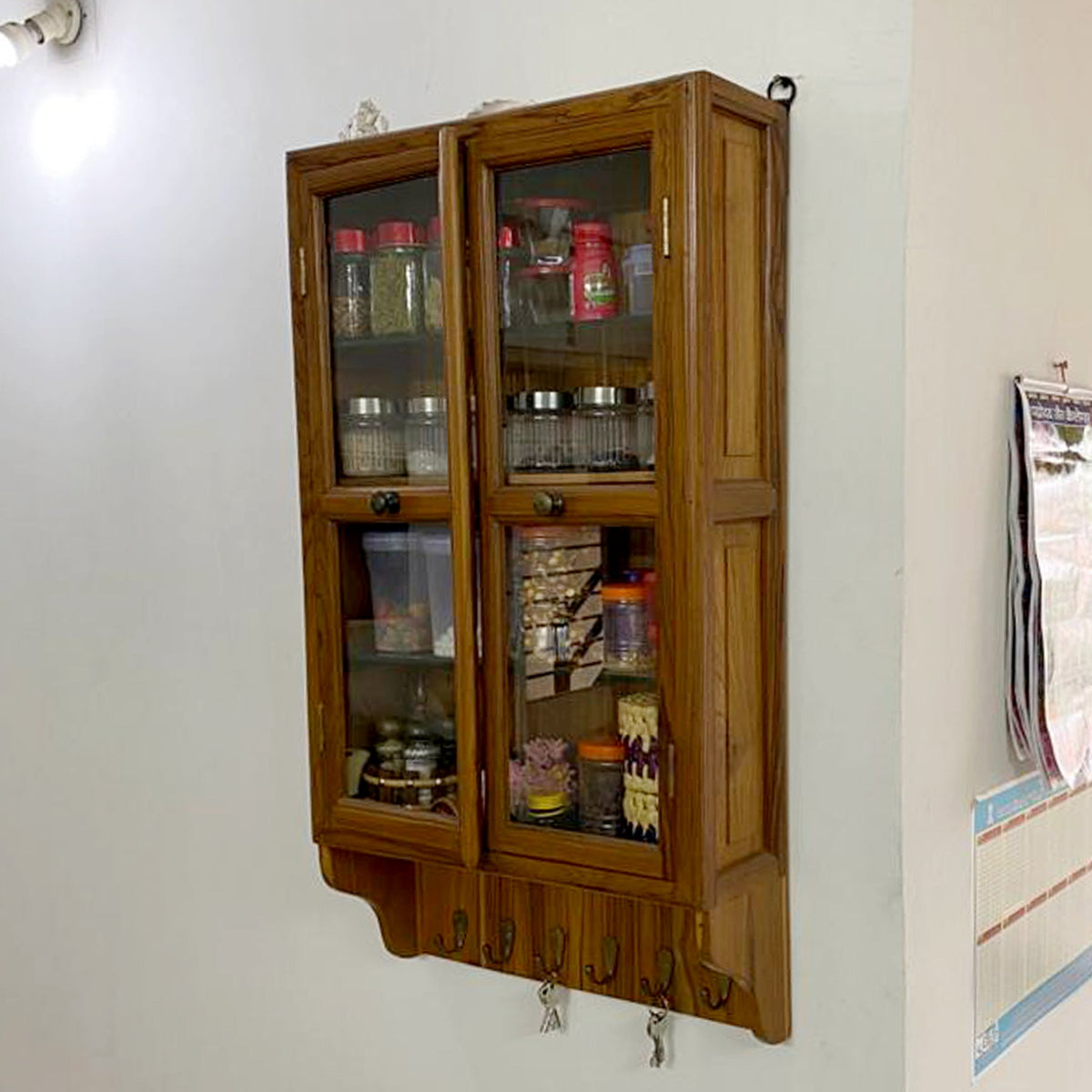Helena Glass Panel Wall Cabinet — view 6