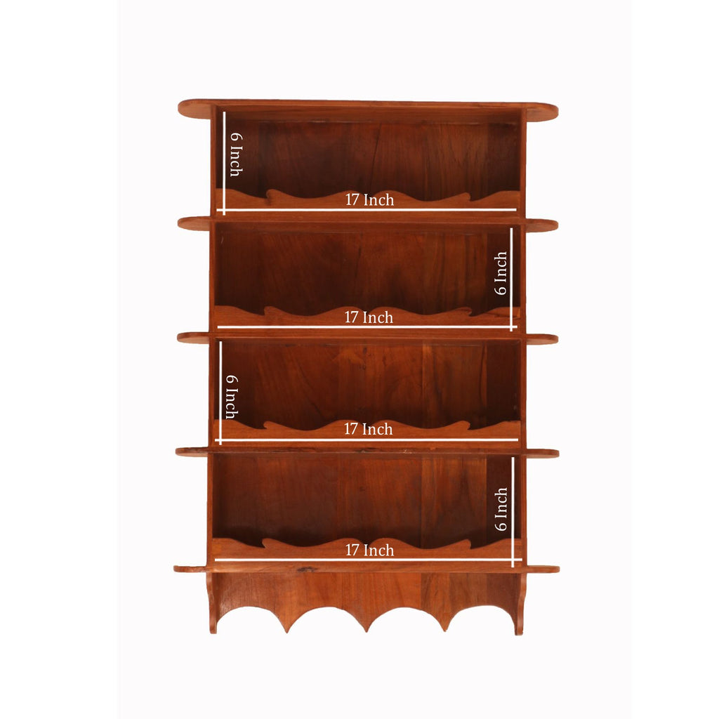 Adelia Solid Wood Wall Shelf — view 4