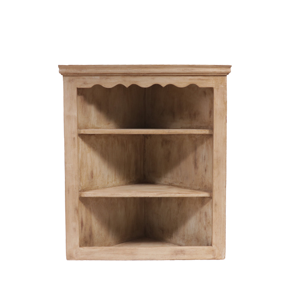 Celine Distressed Corner Storage Rack — view 1