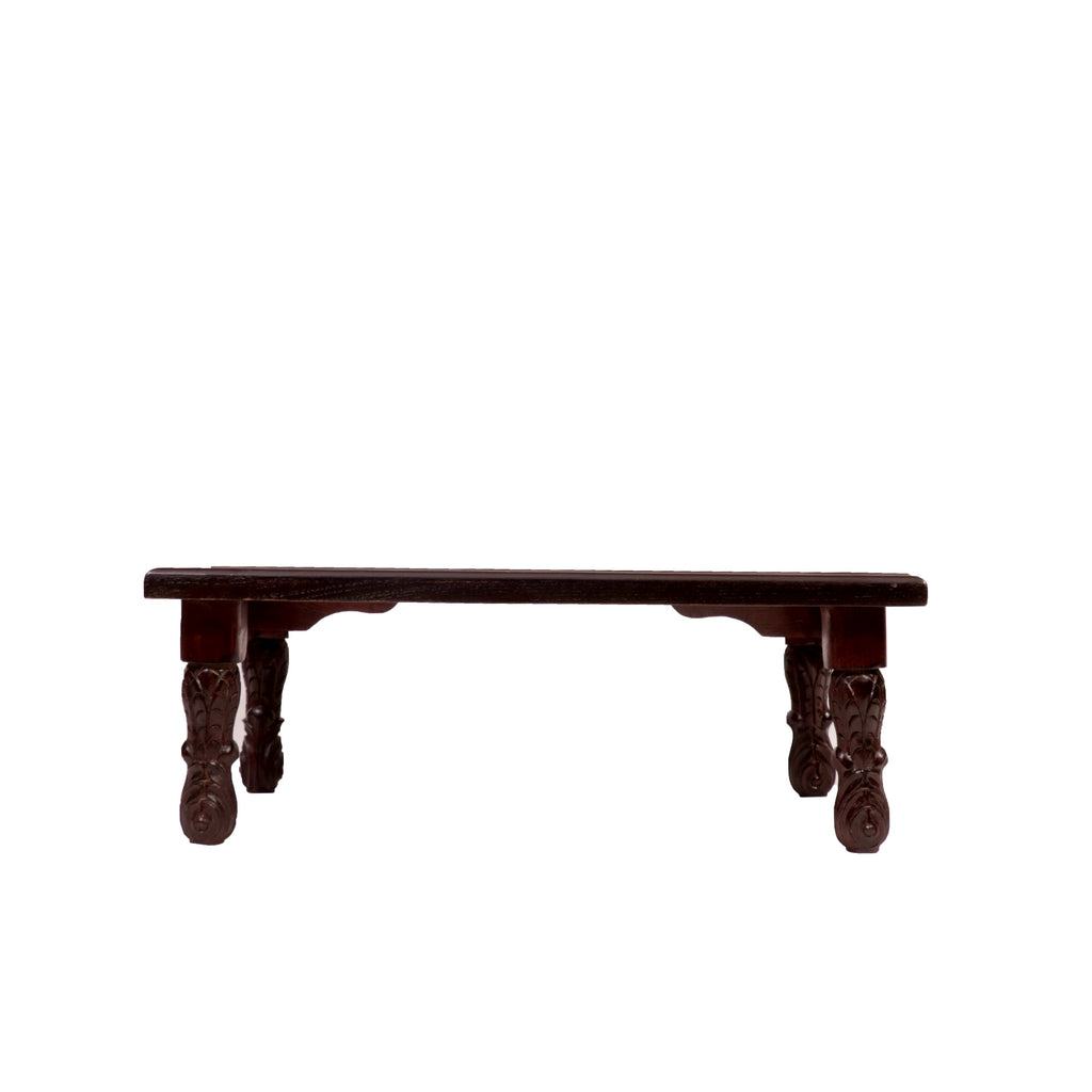 Astrid Carved Folding Bajot Table — view 3