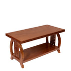 Astrid Carved Panelled Coffee Table — view 2