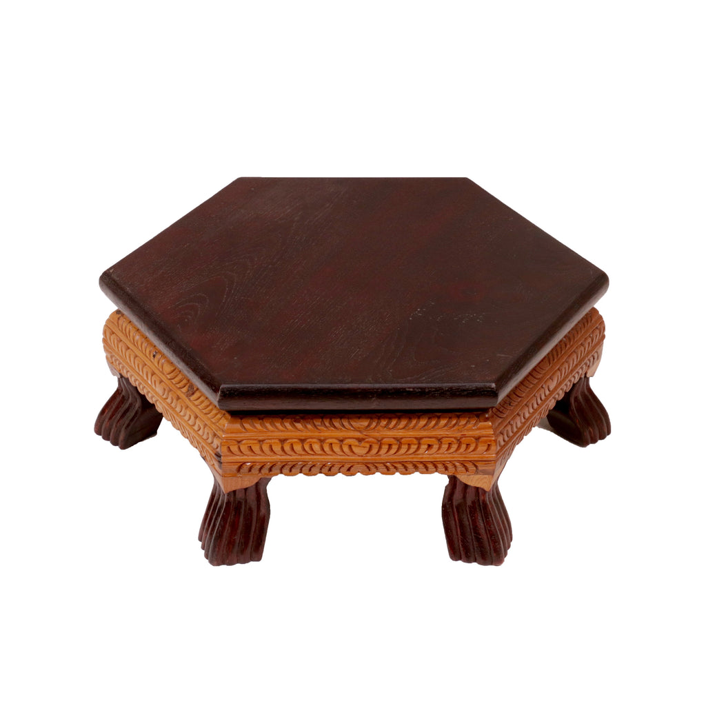 Sable Hexagonal Leaf Bajot Table — view 2
