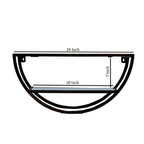 Camelia Solid Wood Wall Shelf — view 2
