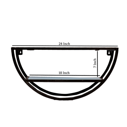 Camelia Solid Wood Wall Shelf — view 2