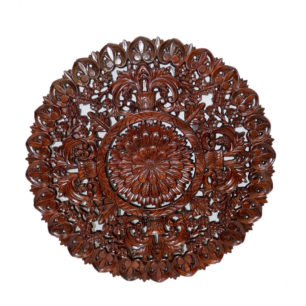 Zelia Carved Wall Panel — view 1
