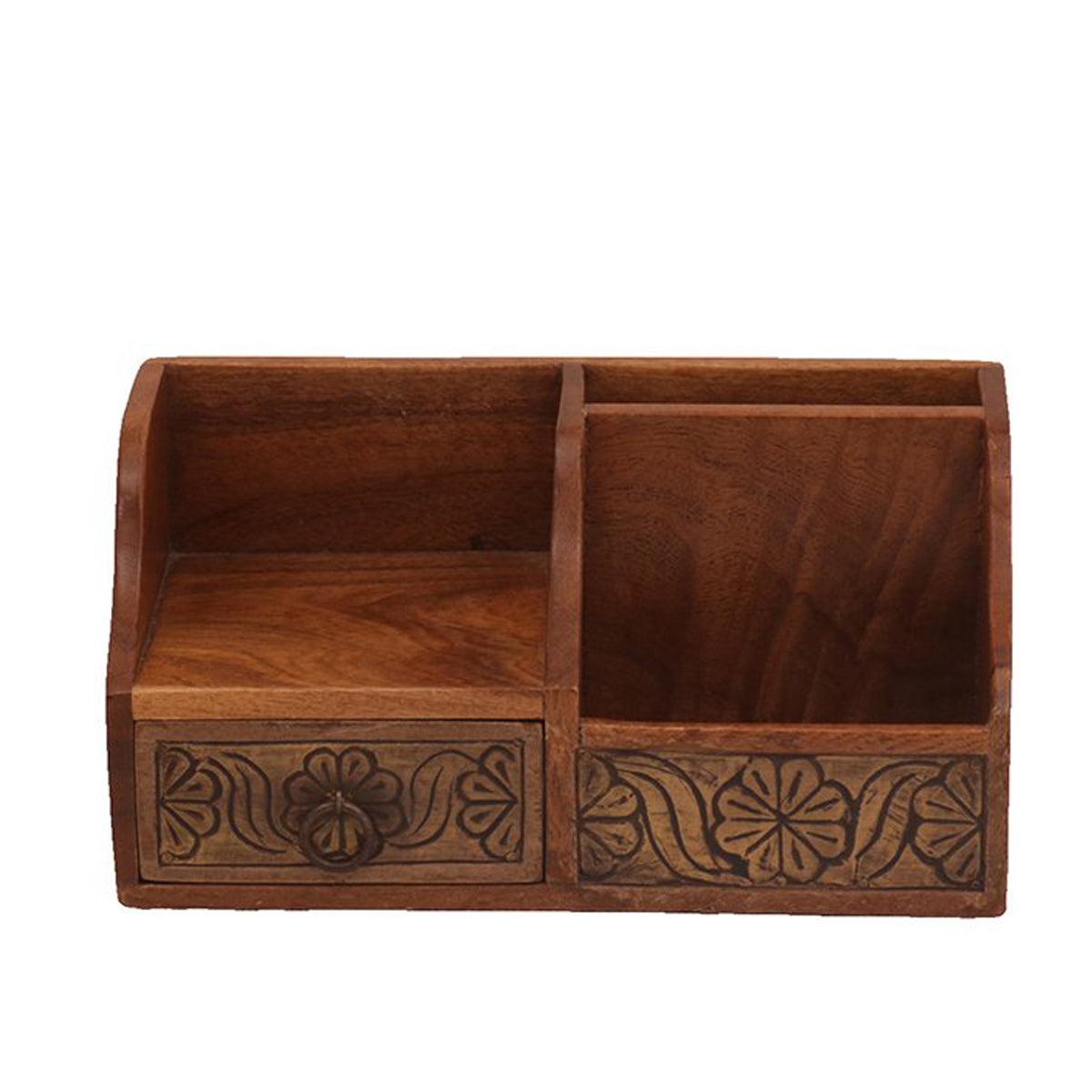 Rufus Solid Wood Drawer Desk Organizer - Dark - product image 3