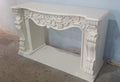 Helena Carved White Fireplace Mantel — view 1