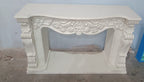 Helena Carved White Fireplace Mantel — view 3