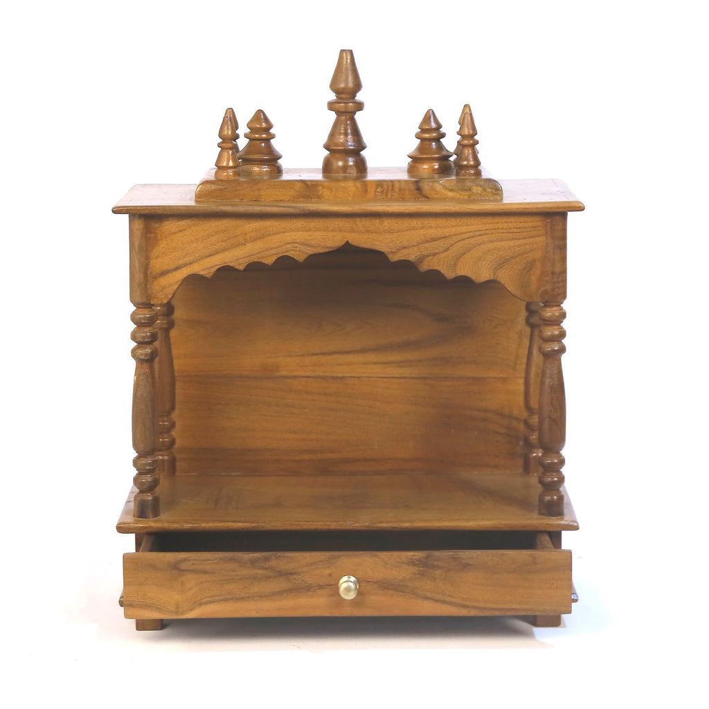 Sienna Carved Home Temple — view 4