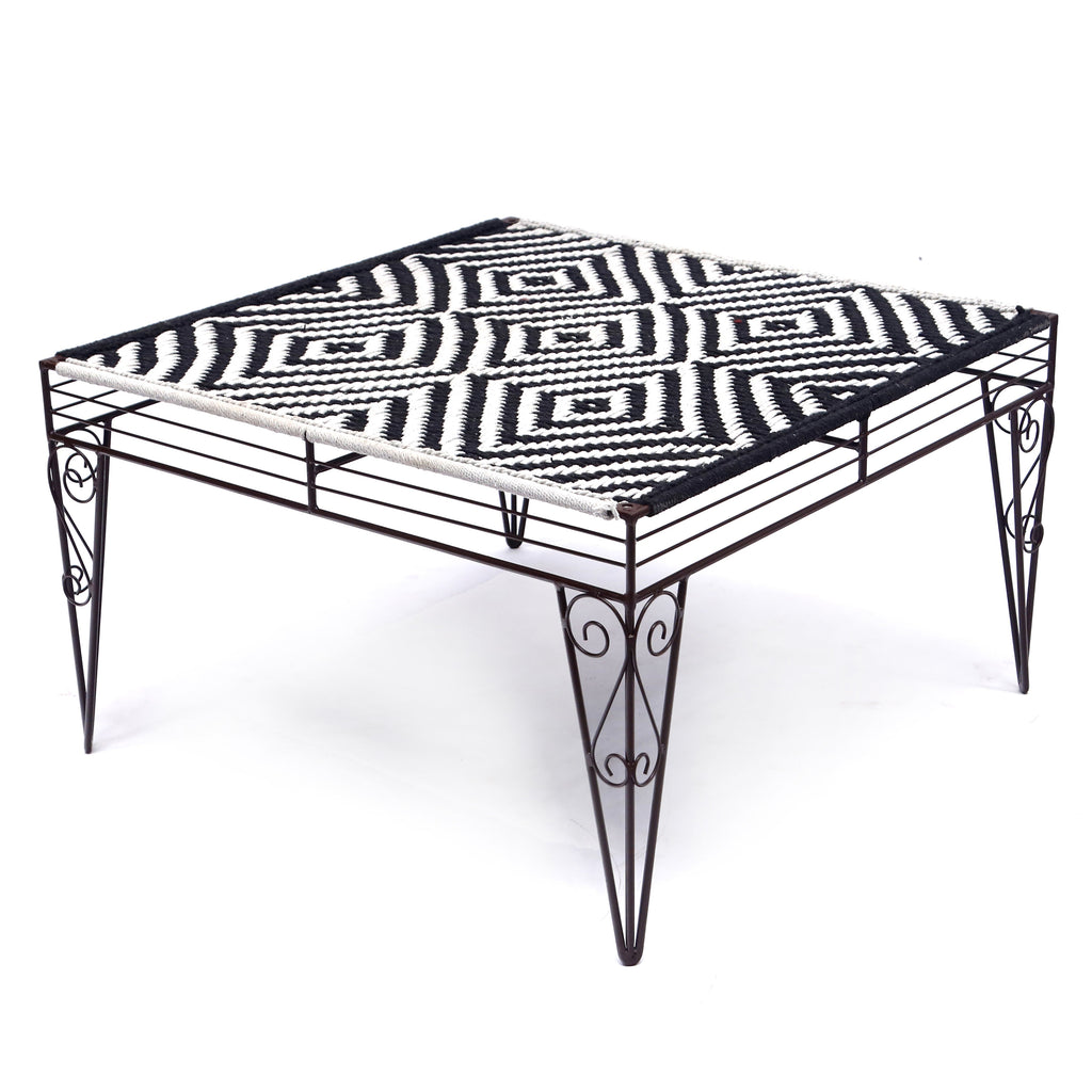 Rhea Woven Metal Coffee Table — view 1
