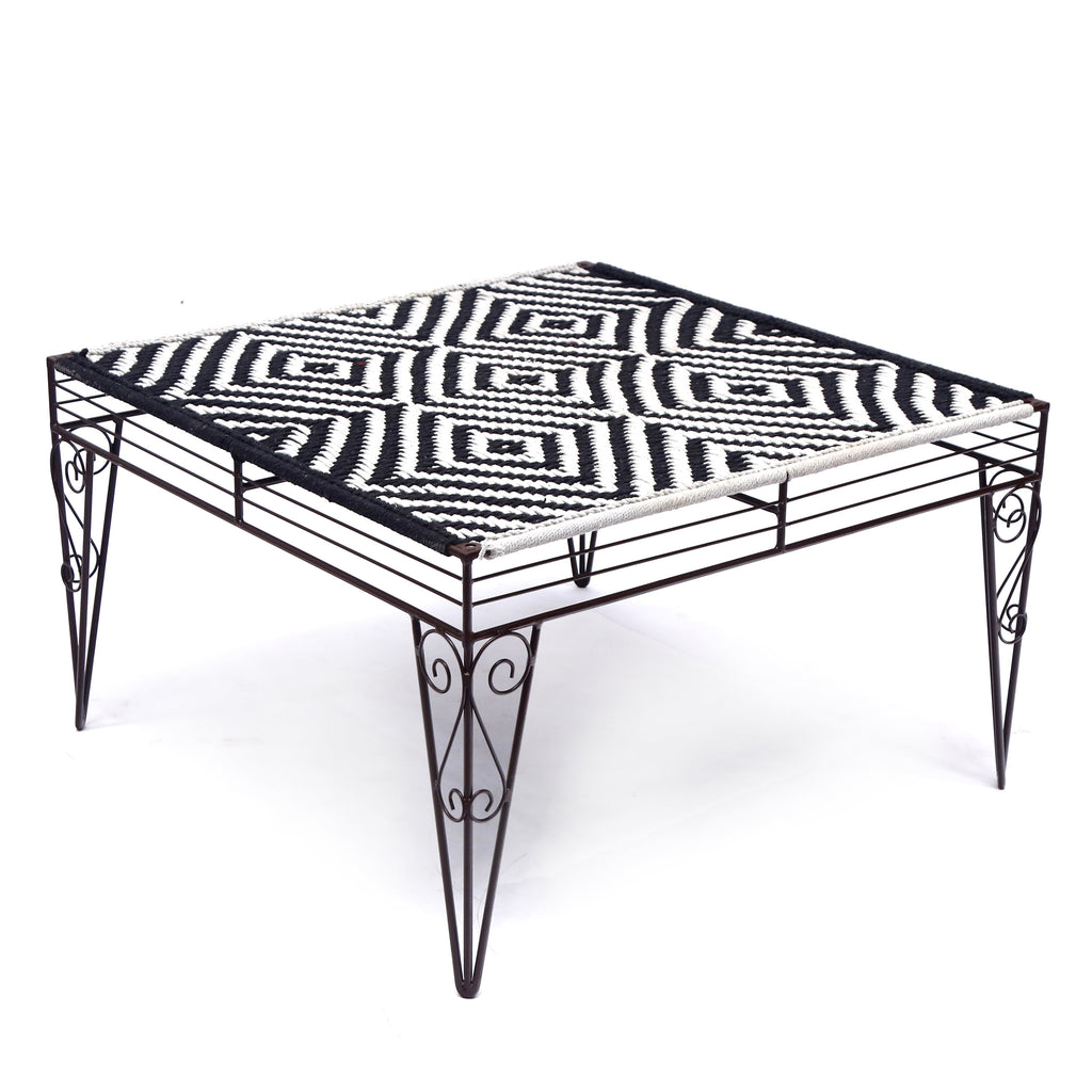 Rhea Woven Metal Coffee Table — view 3