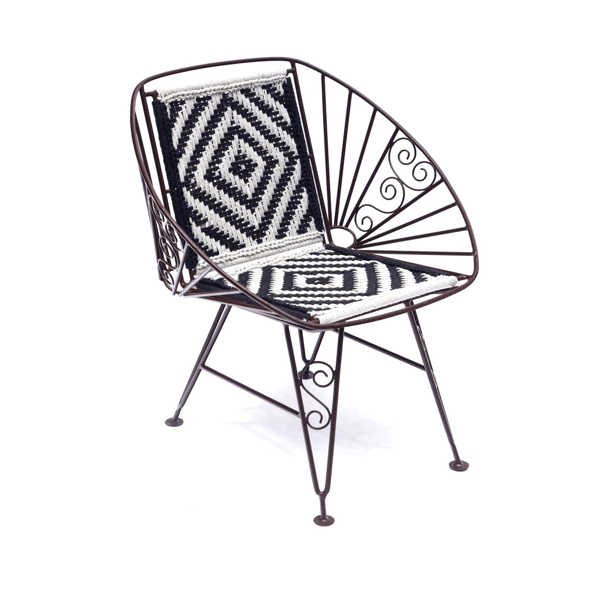 Rhea Metal Armchair — view 1