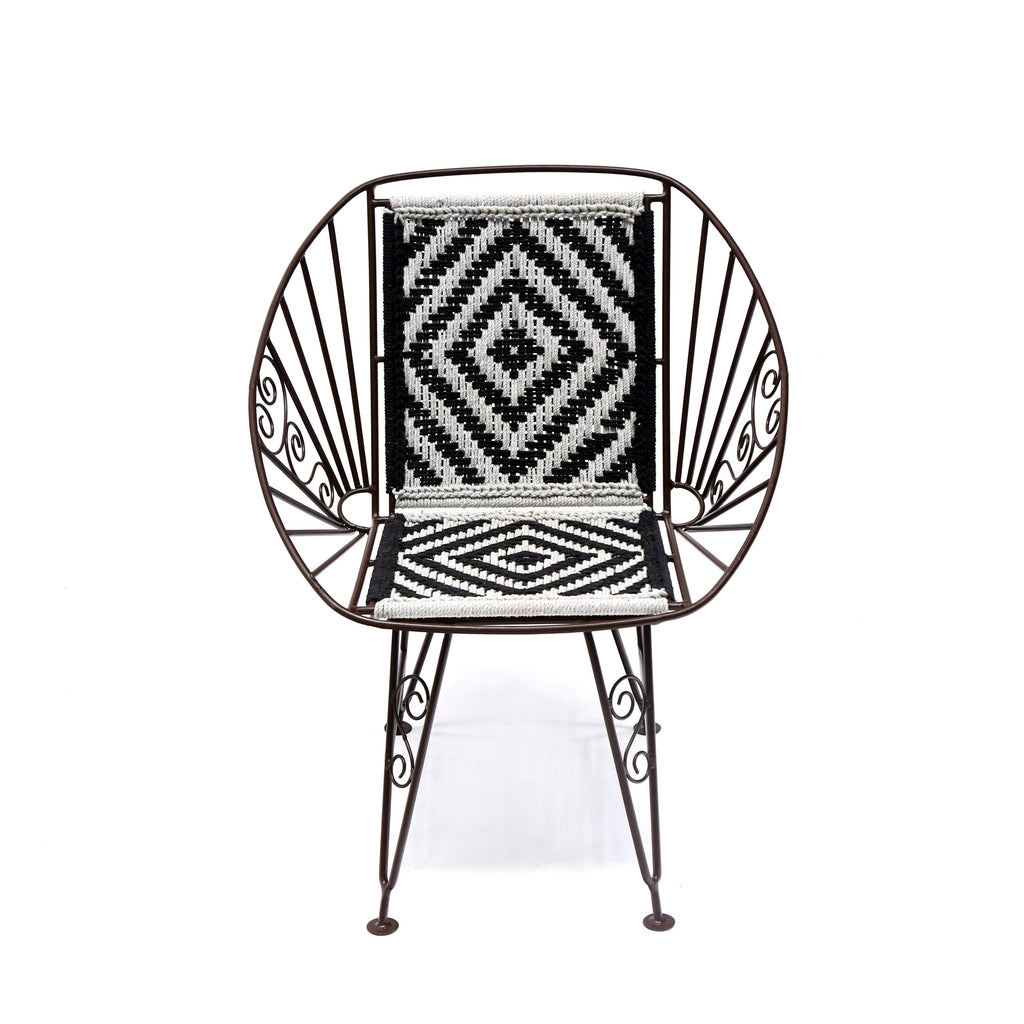 Rhea Metal Armchair — view 2