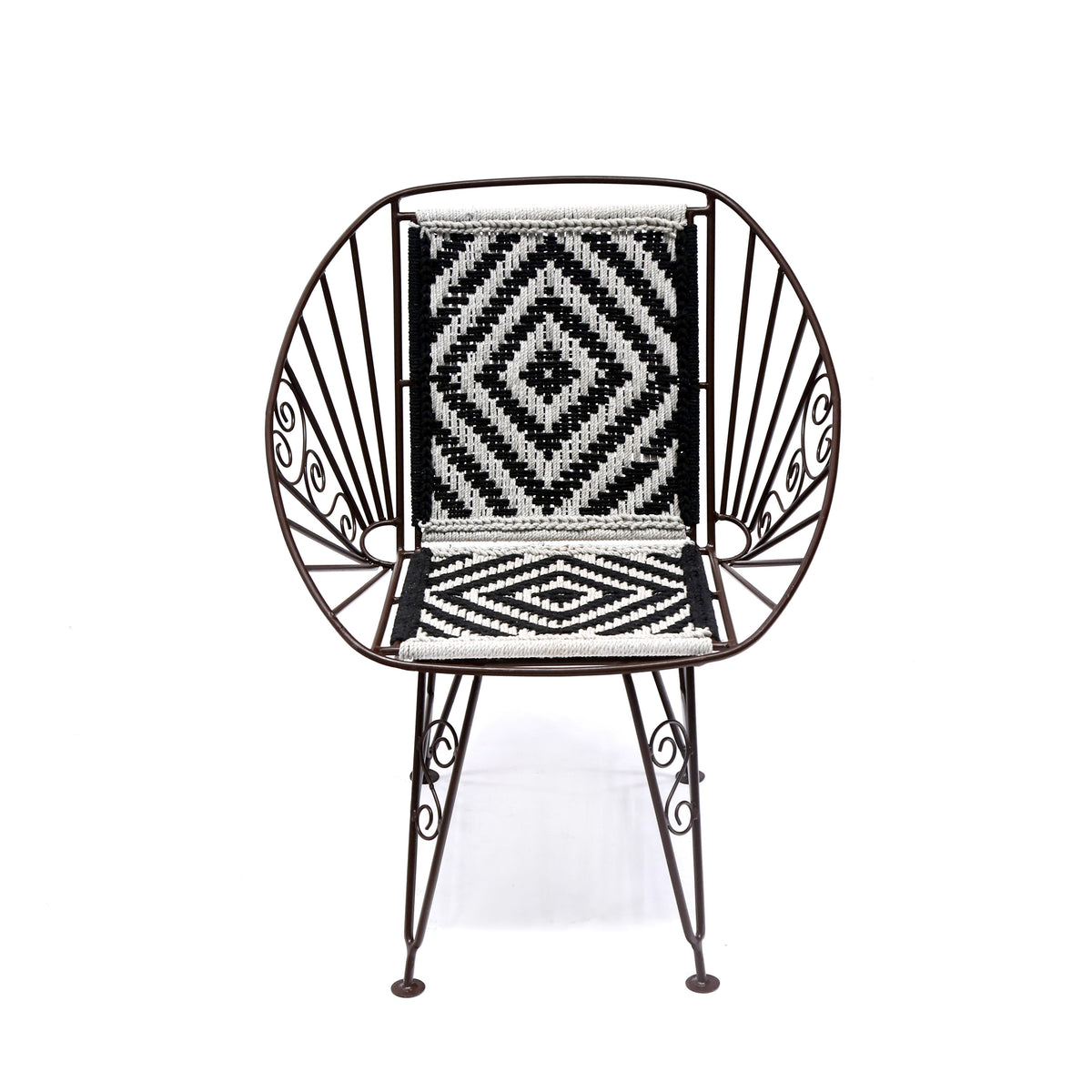 Rhea Metal Armchair — view 2
