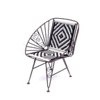 Rhea Metal Armchair — view 3
