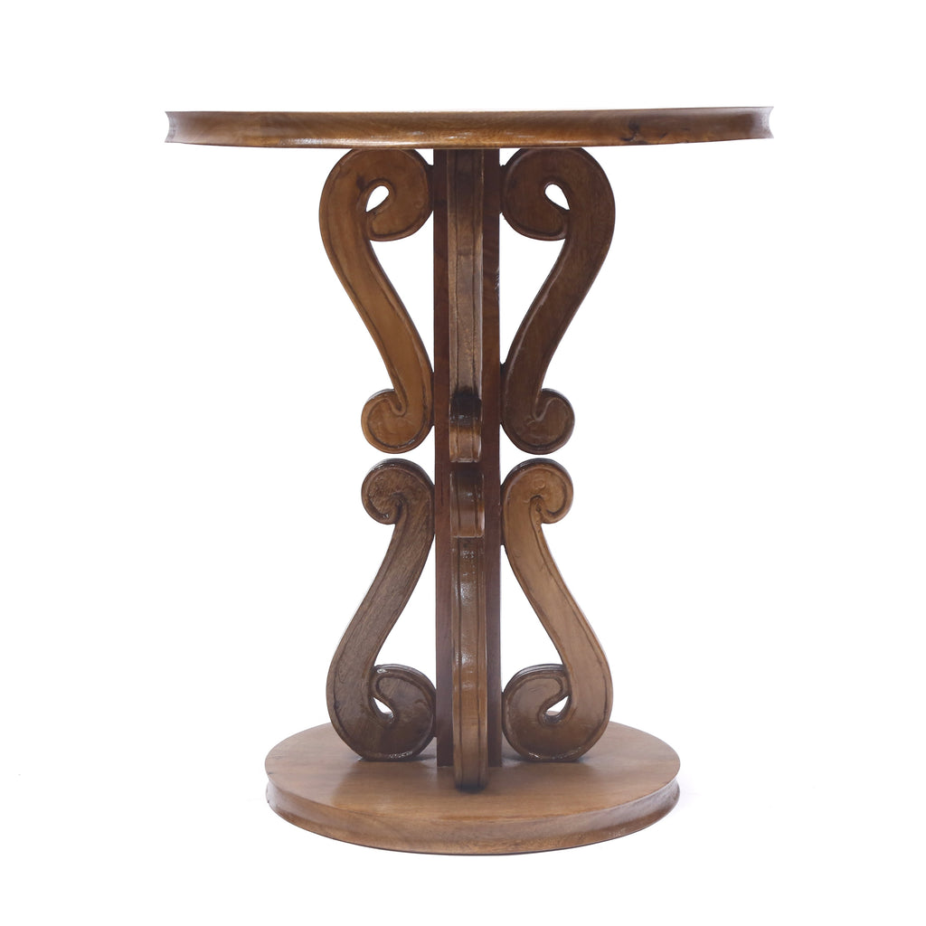 Romy Round Curved Side Table — view 2