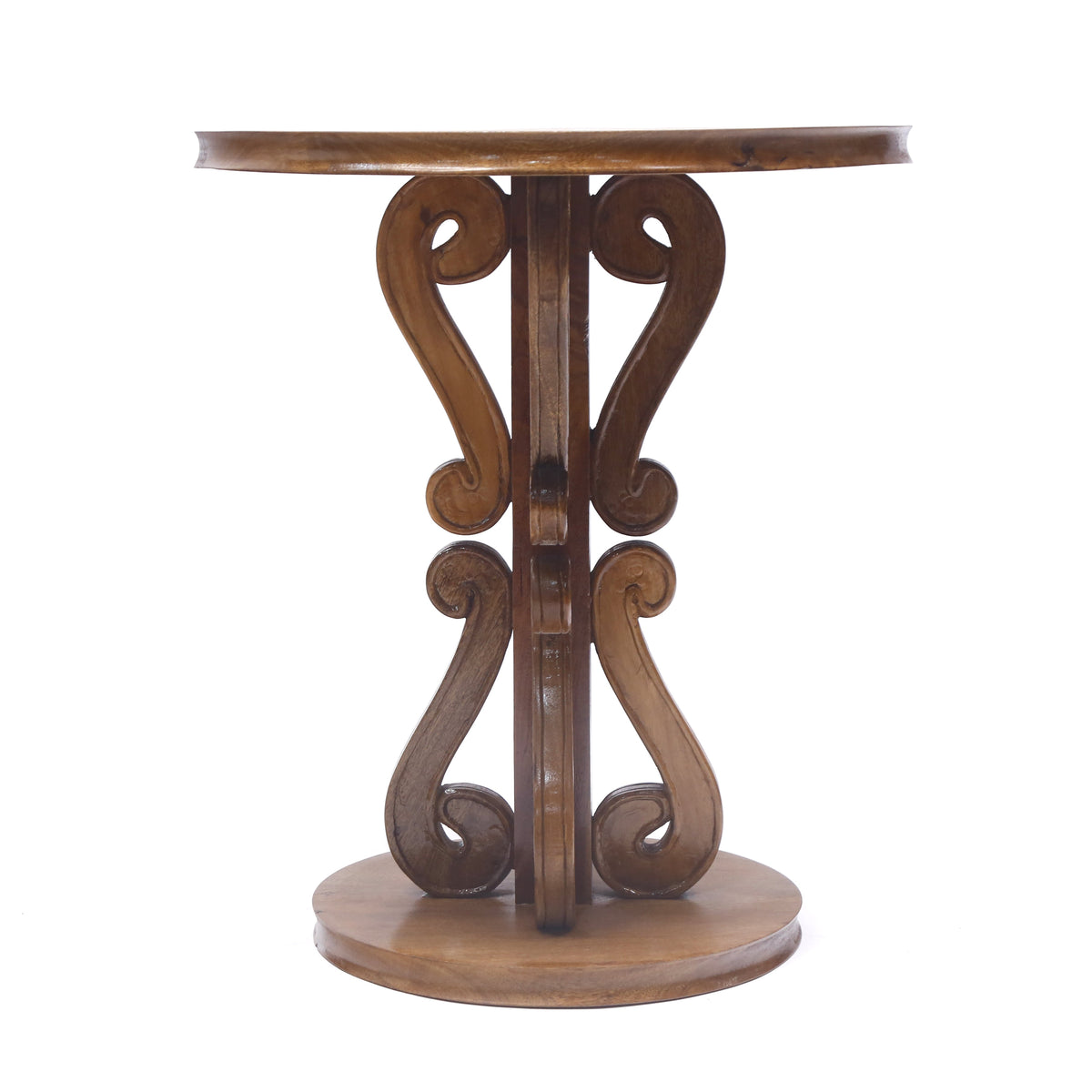 Romy Round Curved Side Table — view 2