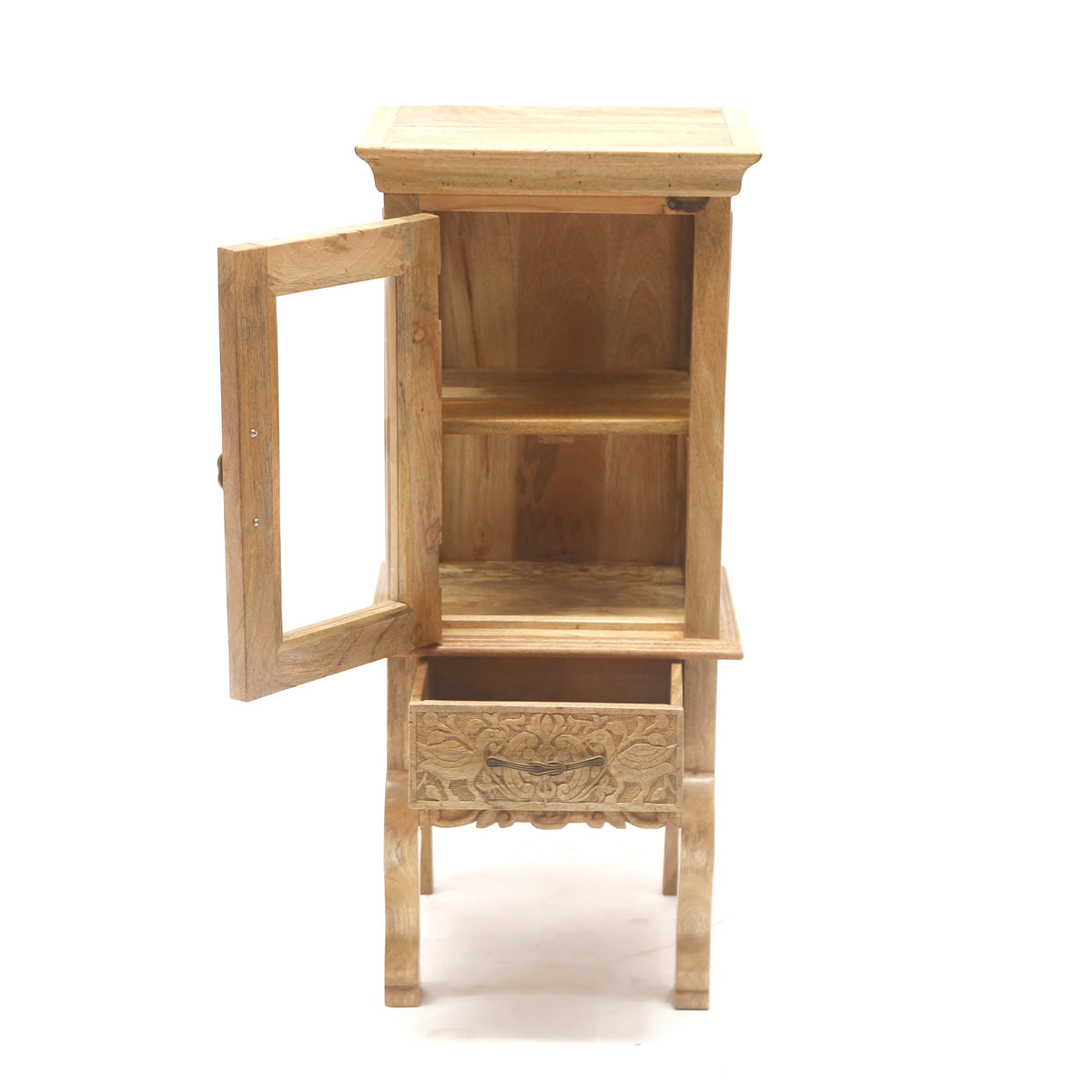 Sable Carved Storage Cabinet — view 3