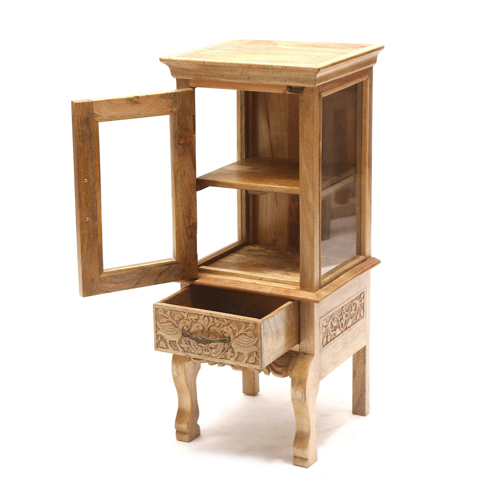 Sable Carved Storage Cabinet — view 1