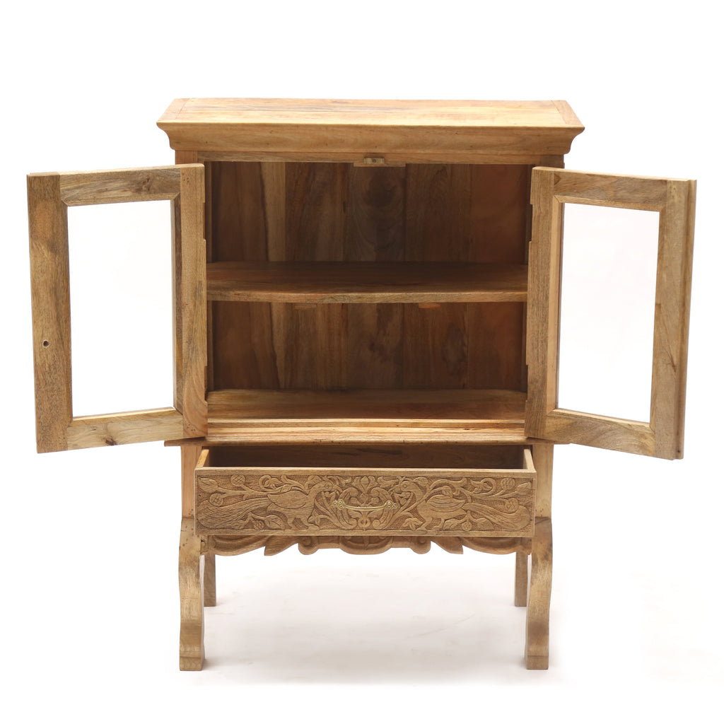 Saffron Solid Wood Storage Cabinet — view 2