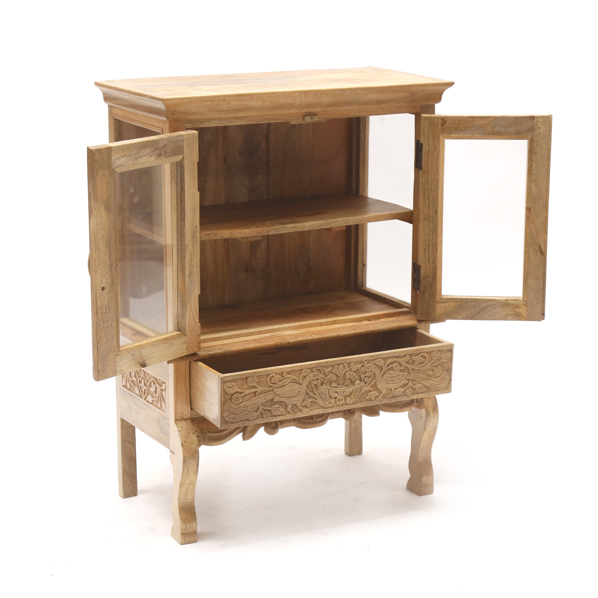 Saffron Solid Wood Storage Cabinet — view 3