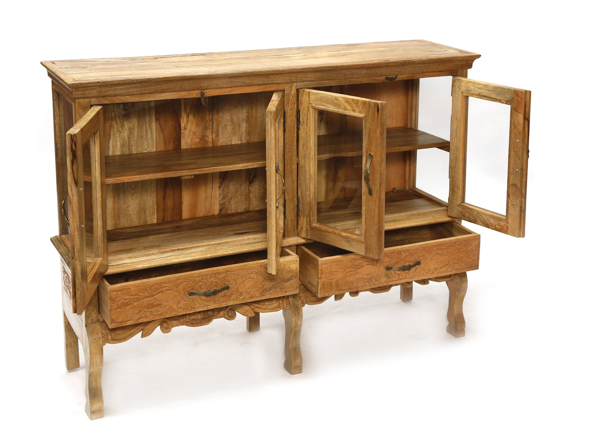 Sage Solid Wood Storage Cabinet — view 3