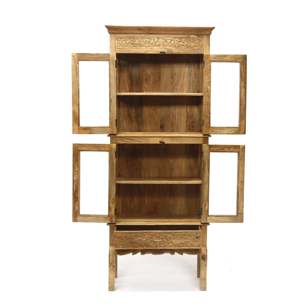Selene Solid Wood Storage Cabinet — view 2