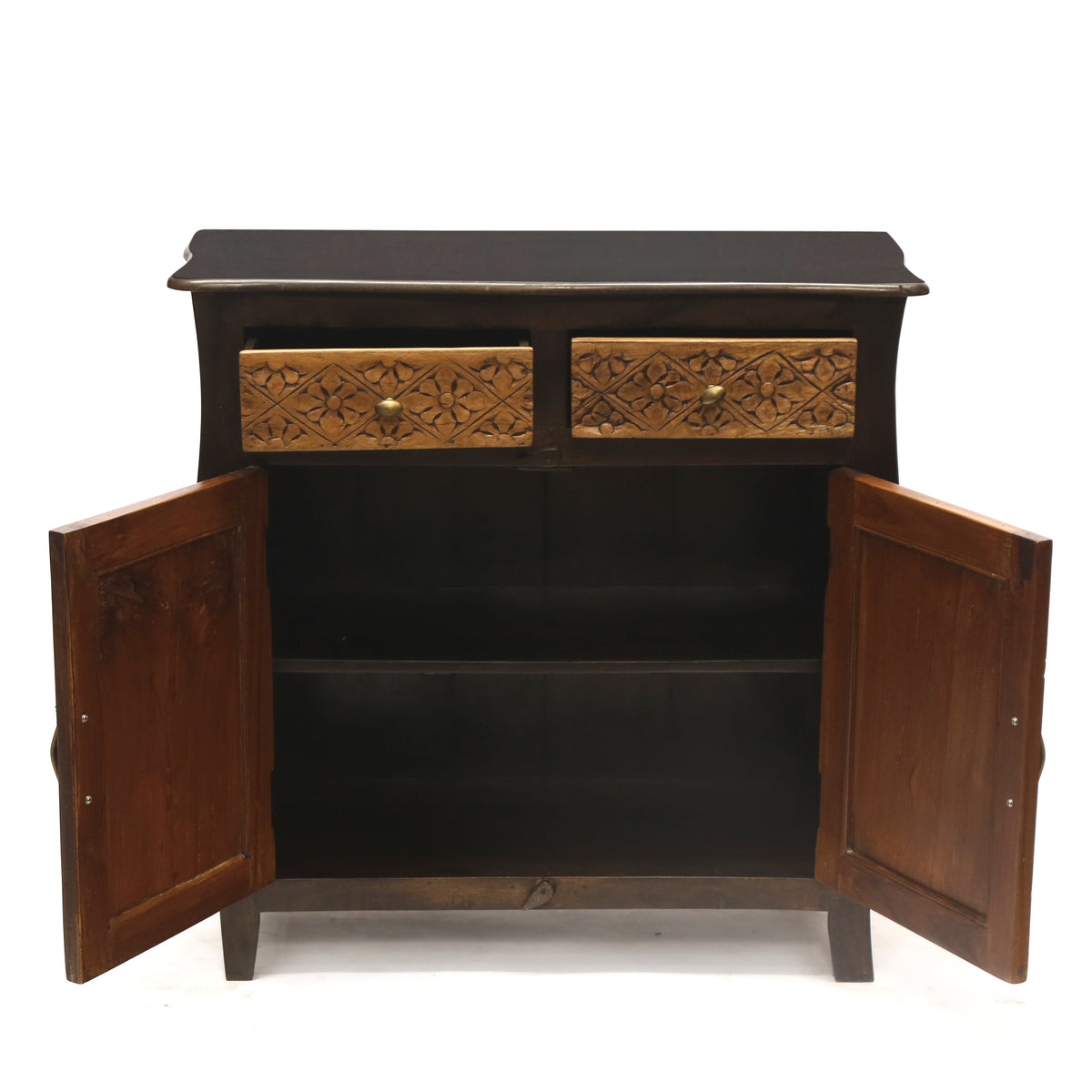 Amara Floral Carved Storage Cabinet — view 4